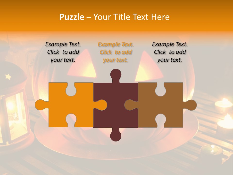 Horror Photography Lantern PowerPoint Template