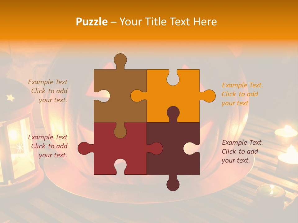 Horror Photography Lantern PowerPoint Template