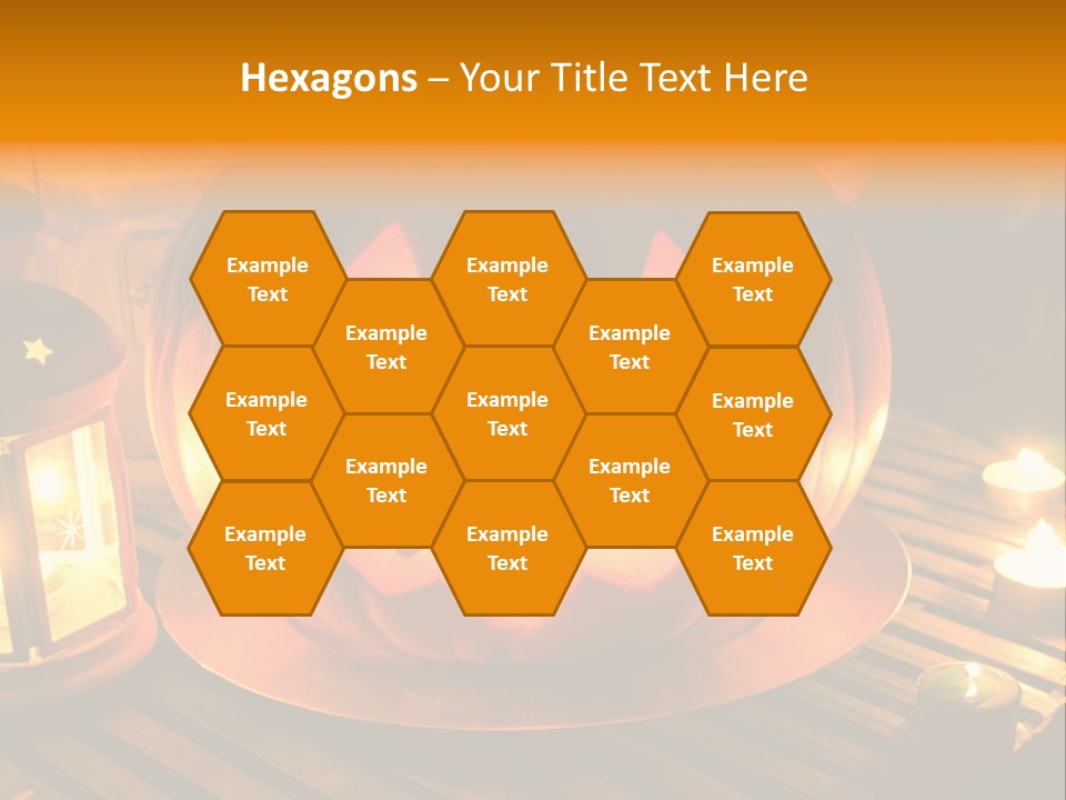 Horror Photography Lantern PowerPoint Template