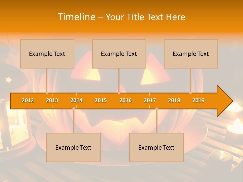 Horror Photography Lantern PowerPoint Template