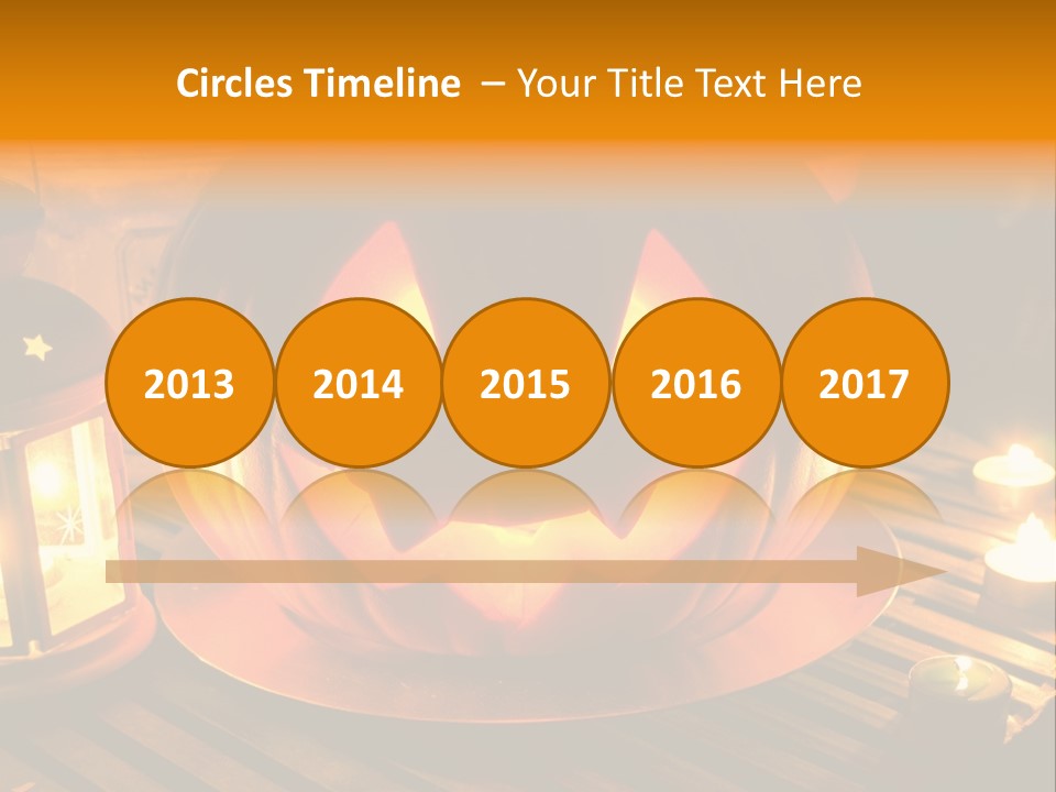 Horror Photography Lantern PowerPoint Template