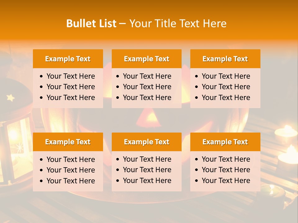 Horror Photography Lantern PowerPoint Template