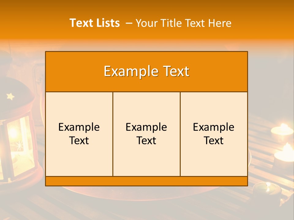 Horror Photography Lantern PowerPoint Template