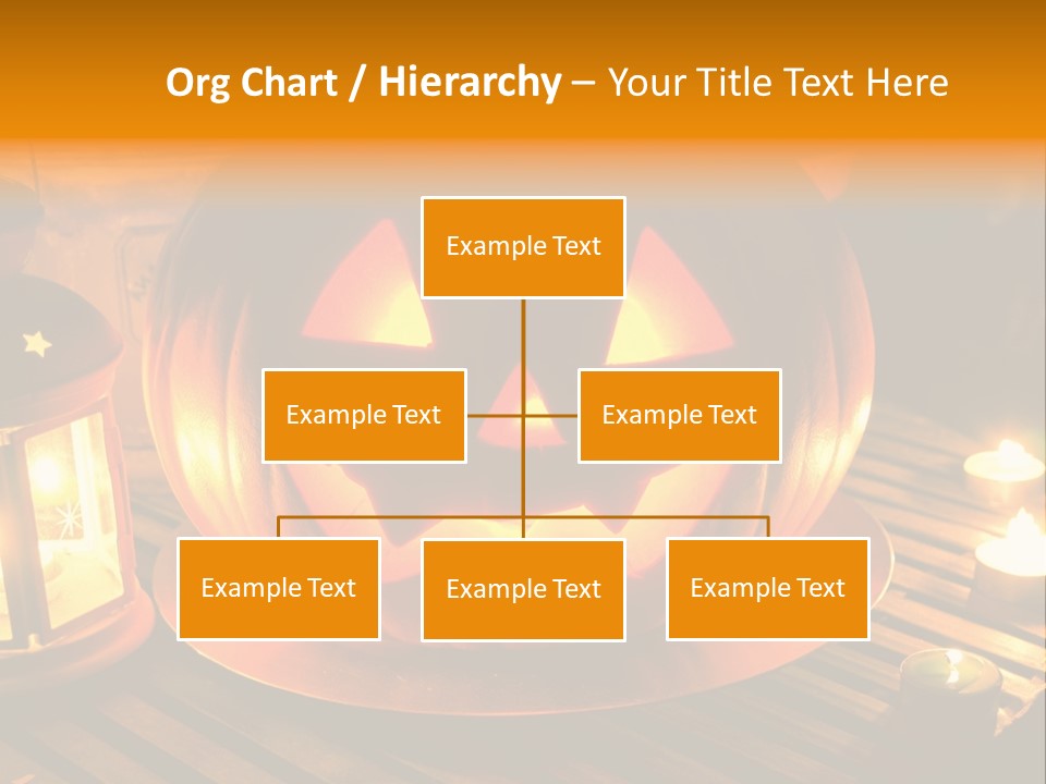 Horror Photography Lantern PowerPoint Template