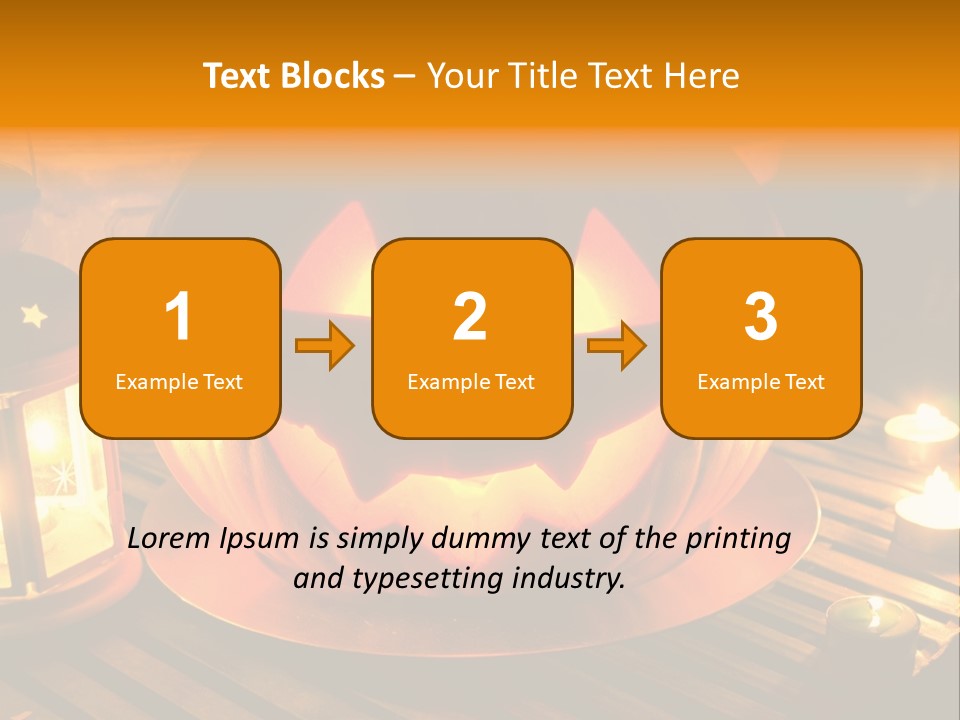 Horror Photography Lantern PowerPoint Template