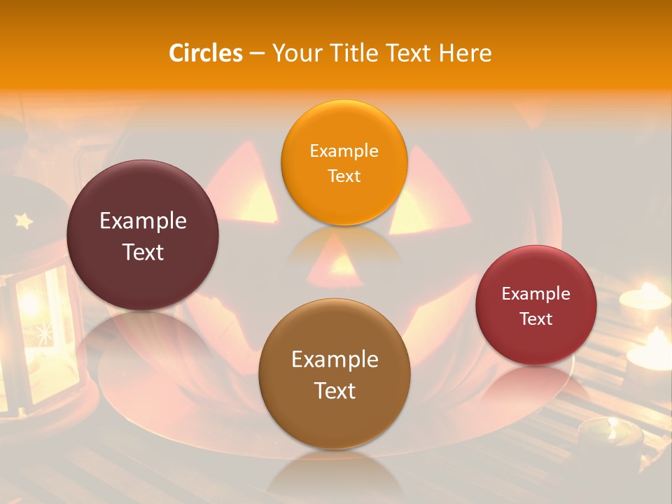Horror Photography Lantern PowerPoint Template