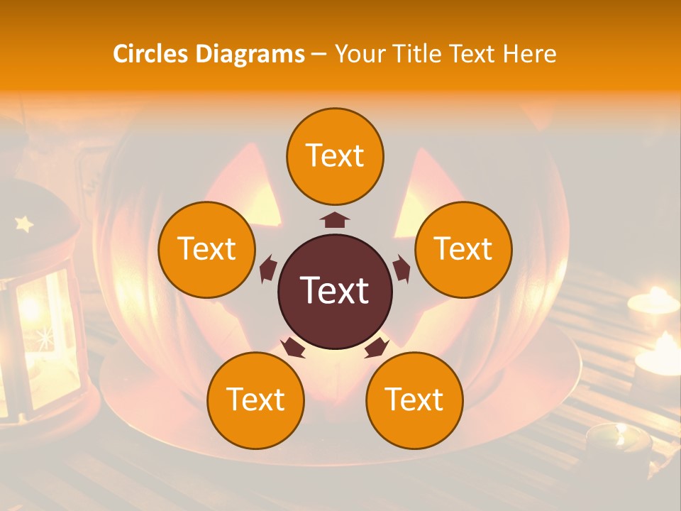 Horror Photography Lantern PowerPoint Template