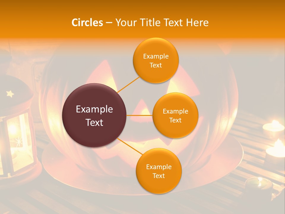 Horror Photography Lantern PowerPoint Template