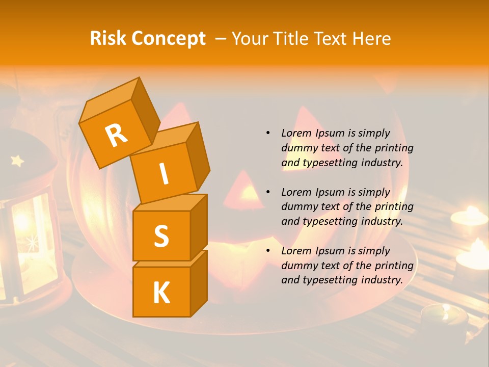 Horror Photography Lantern PowerPoint Template