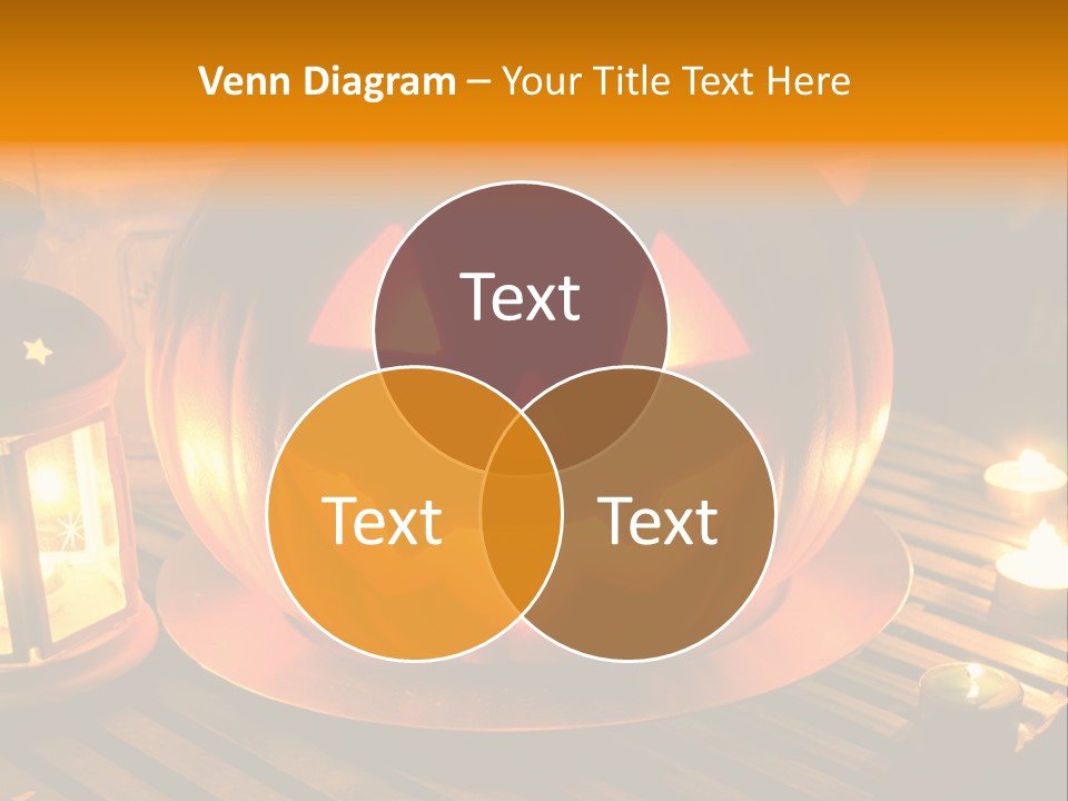 Horror Photography Lantern PowerPoint Template