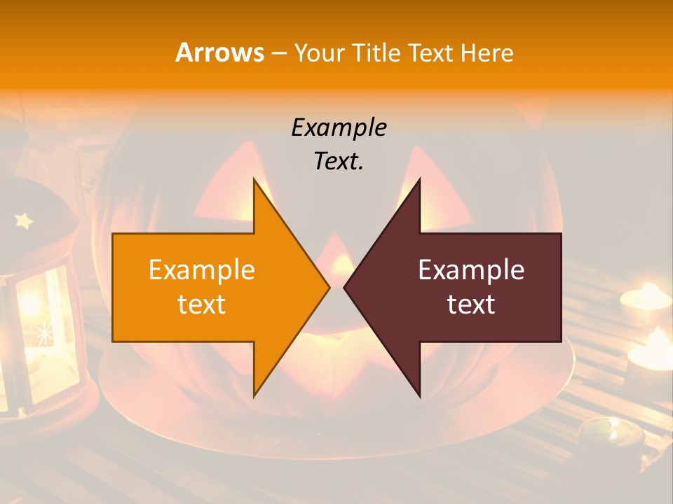 Horror Photography Lantern PowerPoint Template