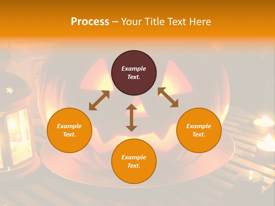 Horror Photography Lantern PowerPoint Template