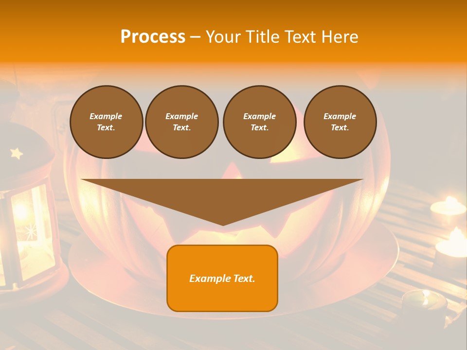 Horror Photography Lantern PowerPoint Template