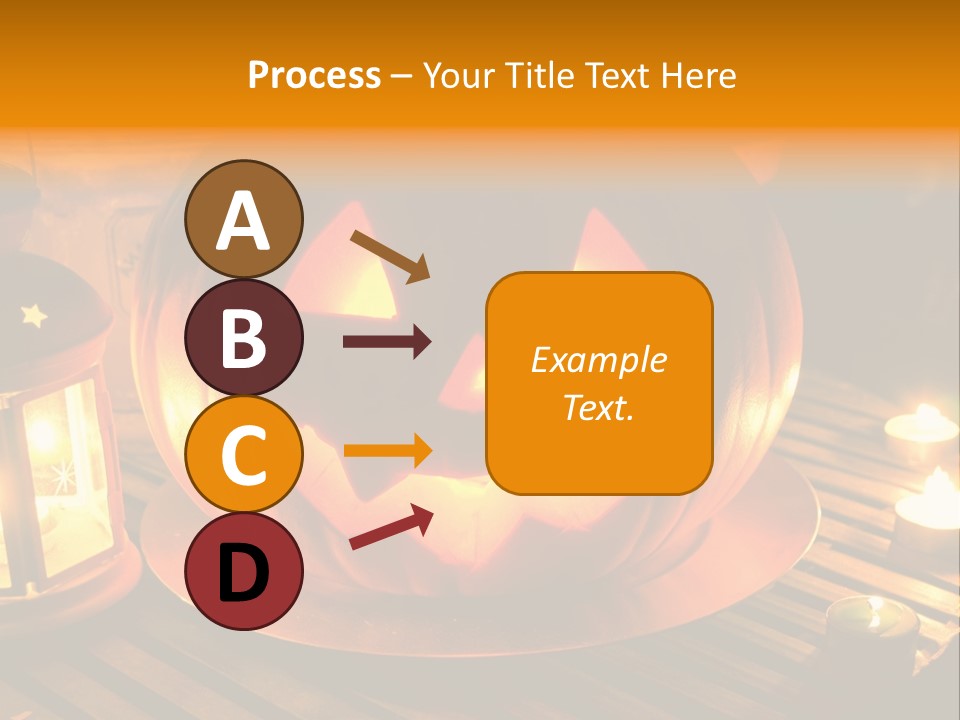 Horror Photography Lantern PowerPoint Template