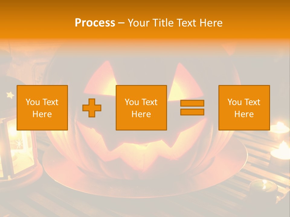 Horror Photography Lantern PowerPoint Template