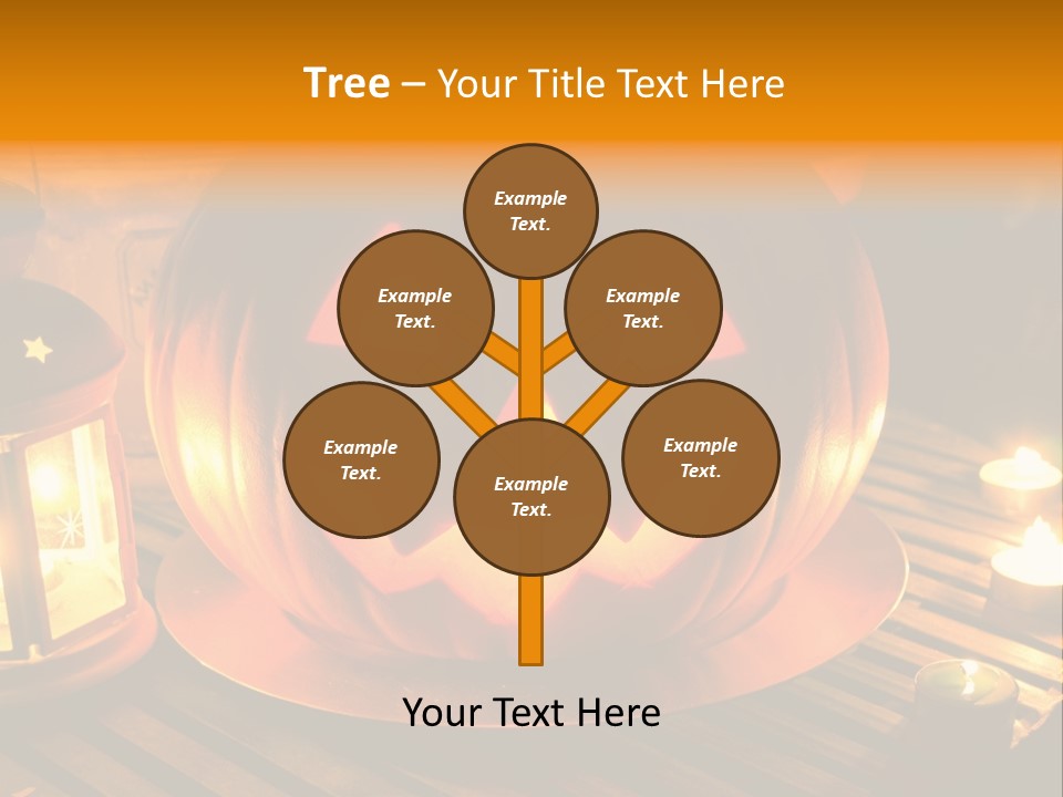 Horror Photography Lantern PowerPoint Template