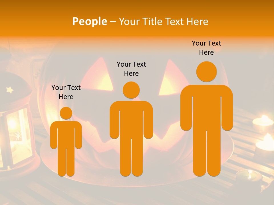 Horror Photography Lantern PowerPoint Template