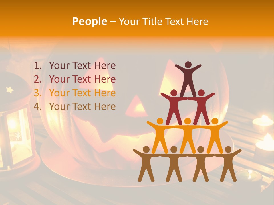 Horror Photography Lantern PowerPoint Template