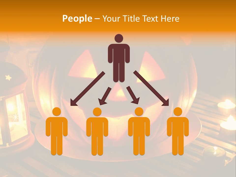 Horror Photography Lantern PowerPoint Template