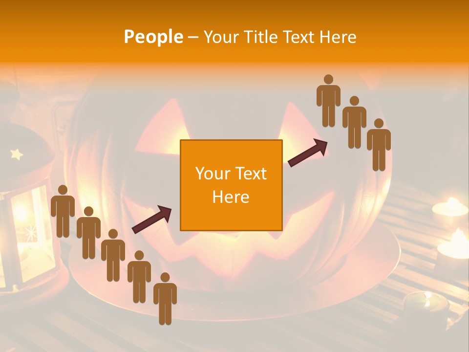 Horror Photography Lantern PowerPoint Template