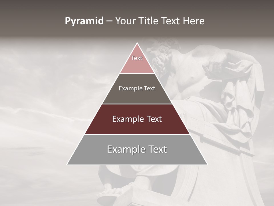 Classical Ruins Statue PowerPoint Template