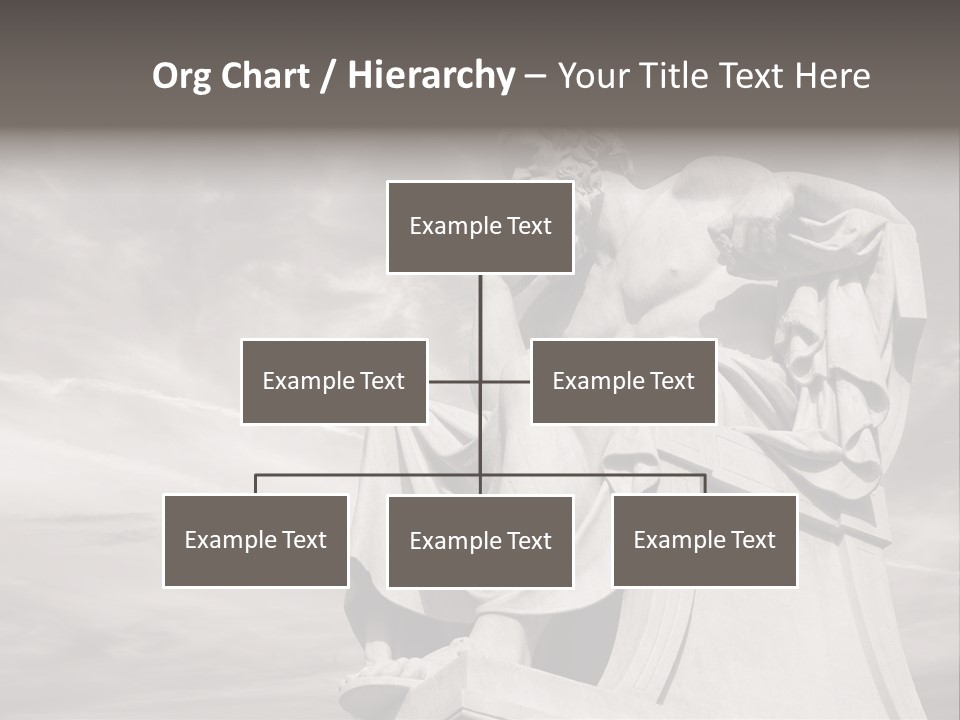 Classical Ruins Statue PowerPoint Template