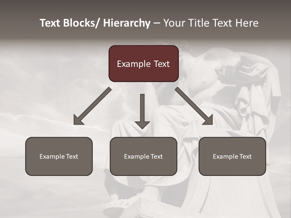 Classical Ruins Statue PowerPoint Template