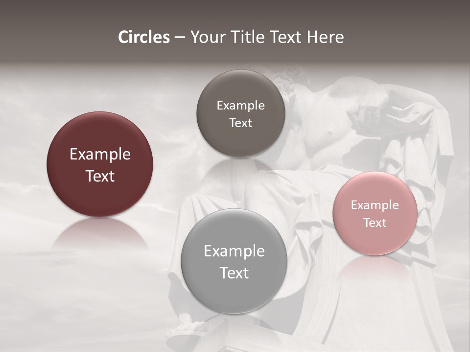 Classical Ruins Statue PowerPoint Template