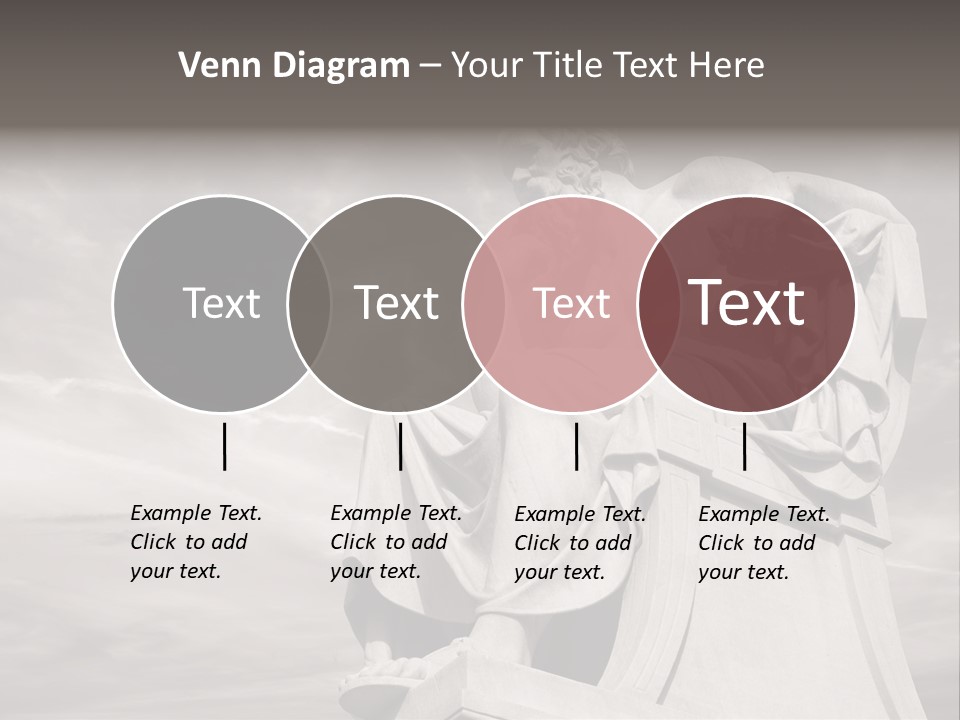 Classical Ruins Statue PowerPoint Template