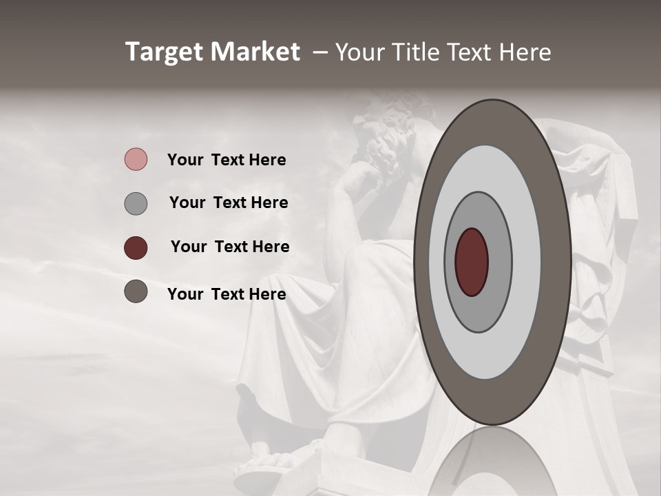 Classical Ruins Statue PowerPoint Template