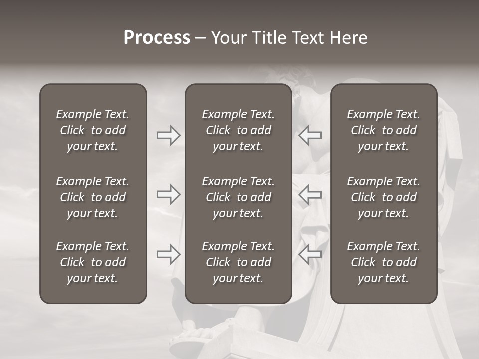 Classical Ruins Statue PowerPoint Template