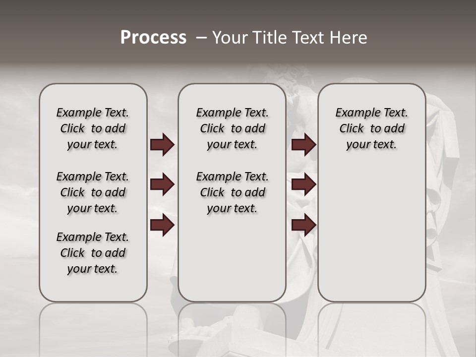 Classical Ruins Statue PowerPoint Template