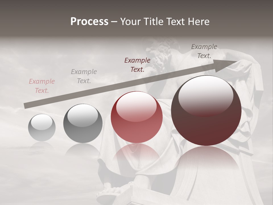 Classical Ruins Statue PowerPoint Template