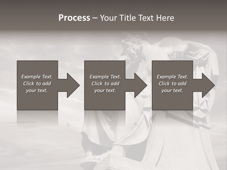 Classical Ruins Statue PowerPoint Template
