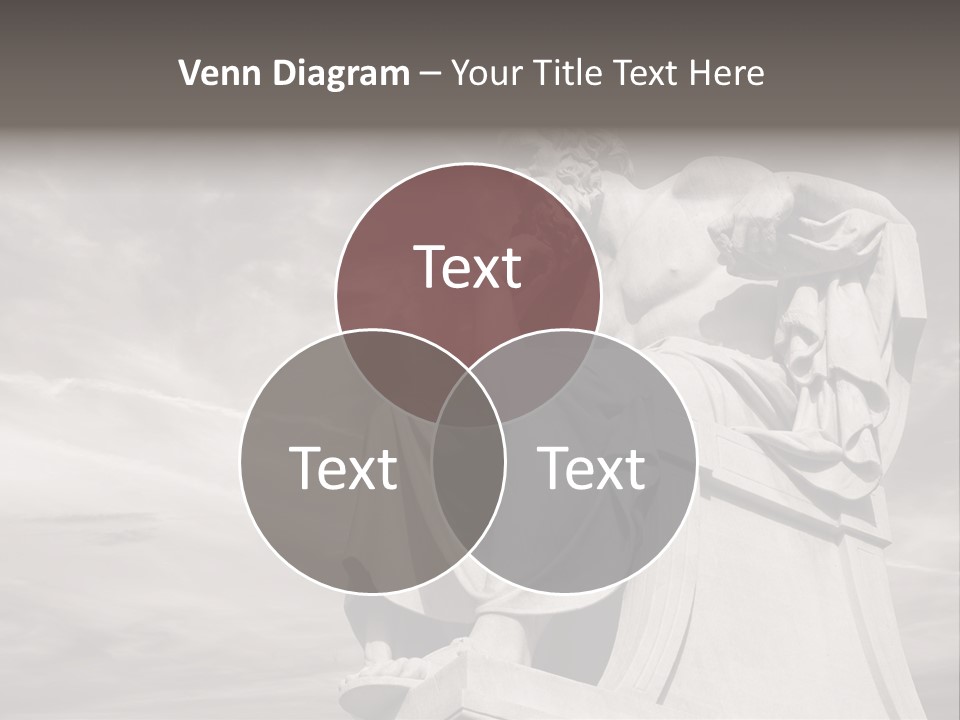 Classical Ruins Statue PowerPoint Template