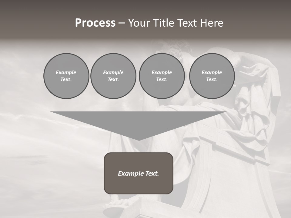 Classical Ruins Statue PowerPoint Template