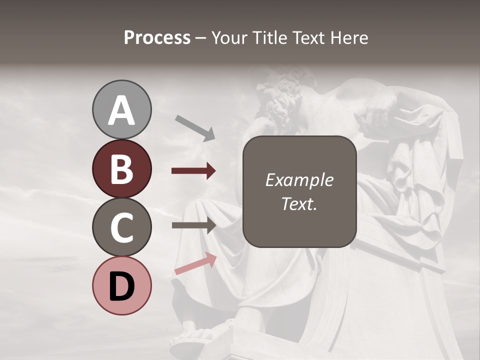 Classical Ruins Statue PowerPoint Template