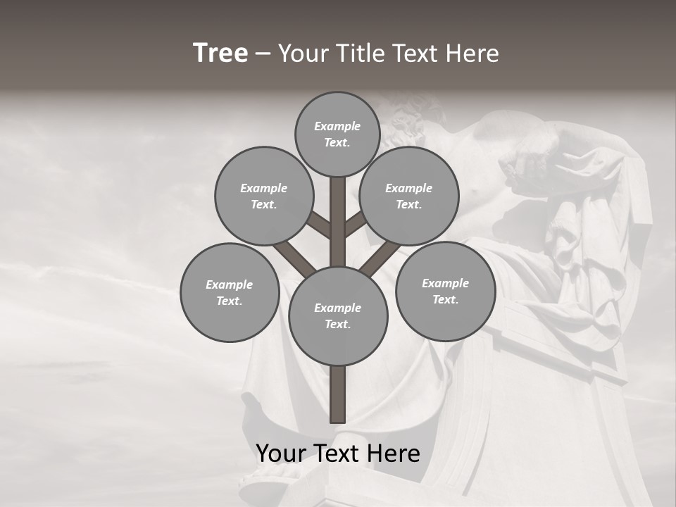 Classical Ruins Statue PowerPoint Template