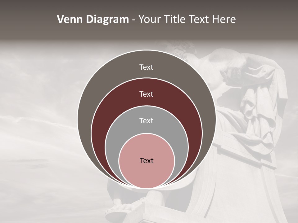 Classical Ruins Statue PowerPoint Template