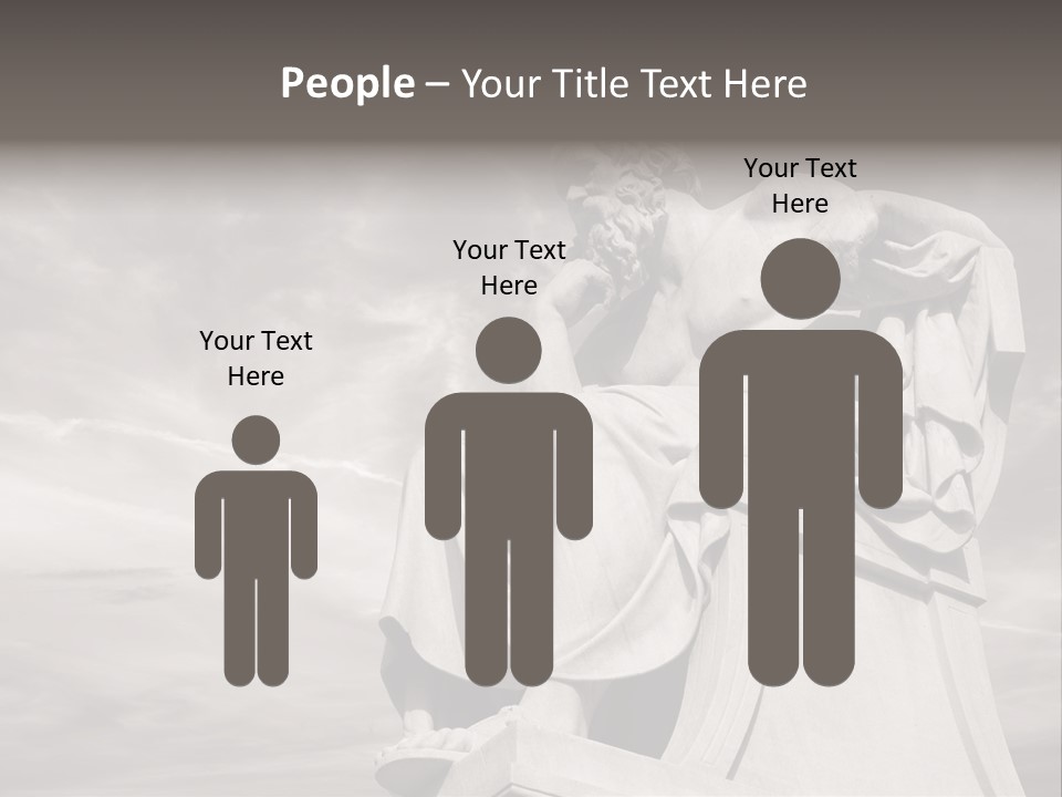 Classical Ruins Statue PowerPoint Template