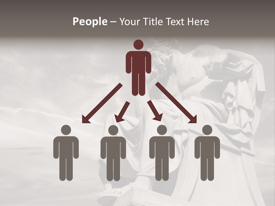 Classical Ruins Statue PowerPoint Template