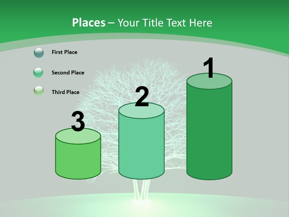 Symbol Eco Ray PowerPoint Template