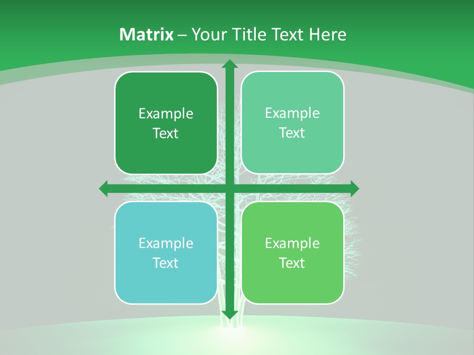 Symbol Eco Ray PowerPoint Template