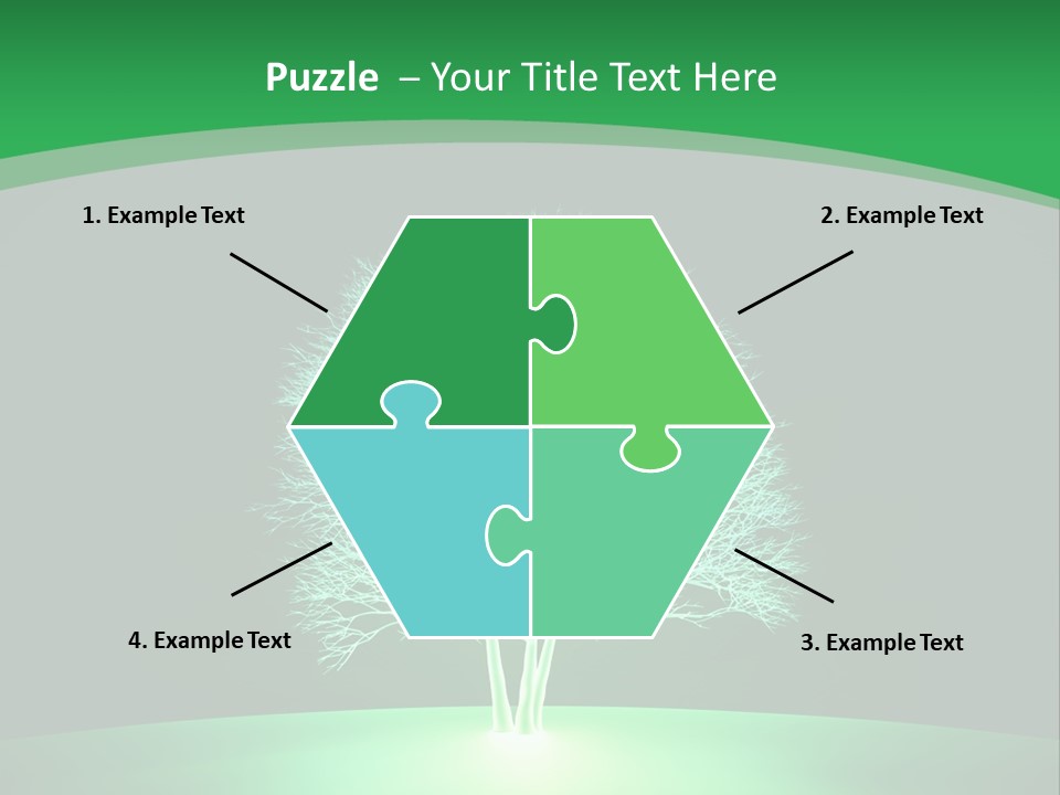 Symbol Eco Ray PowerPoint Template