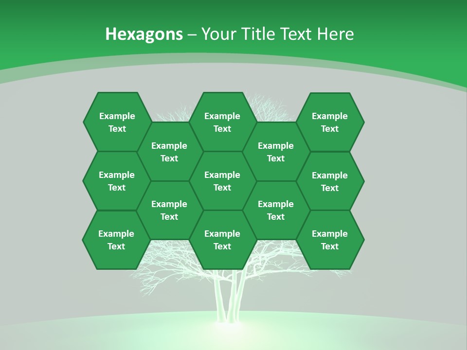 Symbol Eco Ray PowerPoint Template