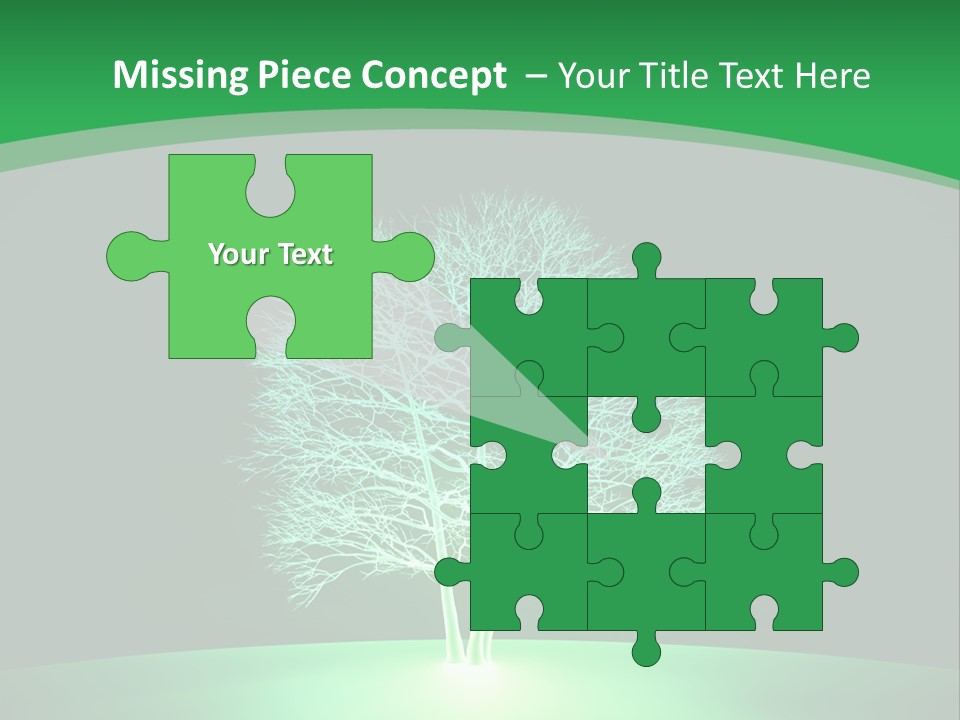 Symbol Eco Ray PowerPoint Template