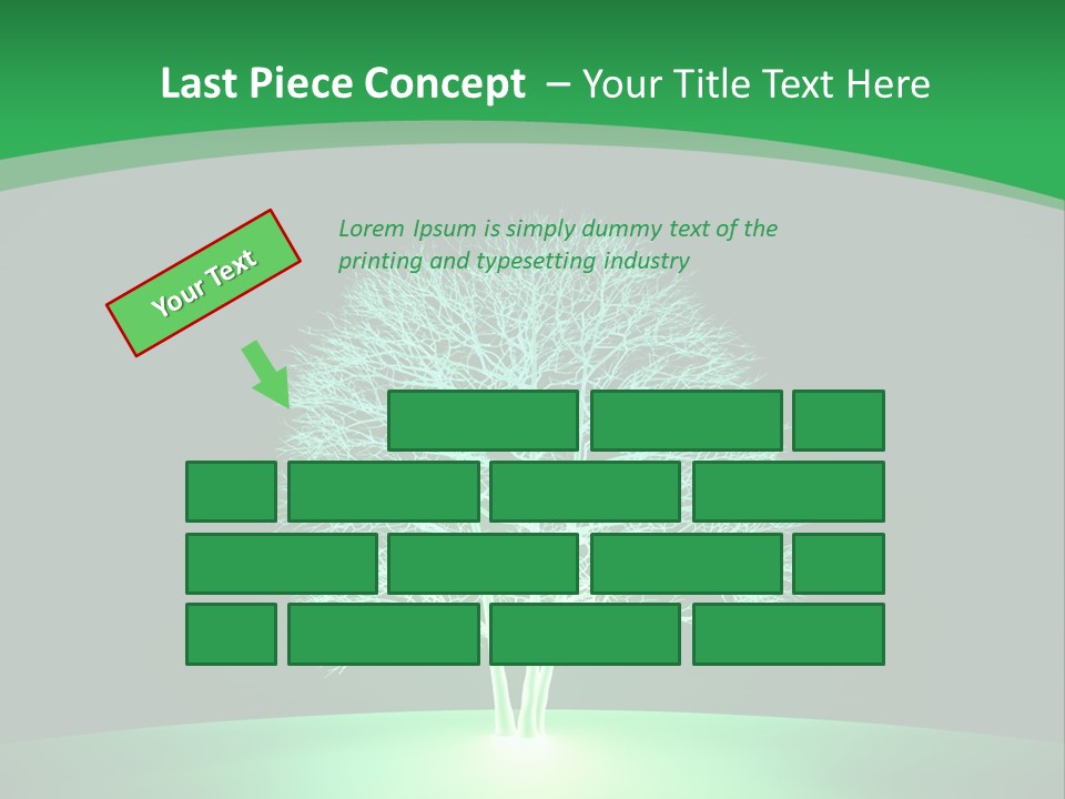 Symbol Eco Ray PowerPoint Template