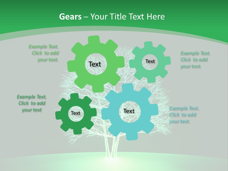 Symbol Eco Ray PowerPoint Template