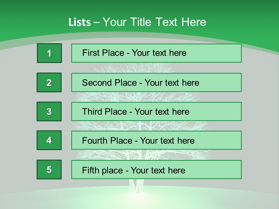 Symbol Eco Ray PowerPoint Template