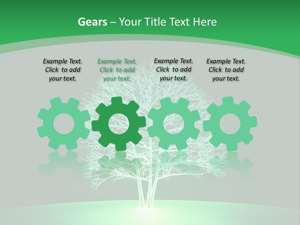 Symbol Eco Ray PowerPoint Template